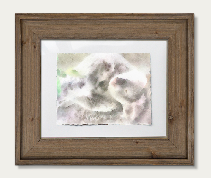 Koala Watercolor Painting 11-by-14 Barnwood Frame H 5