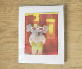 Magic Koalas Watercolor Pastel Painting 11-by-14 Inch Frame 13