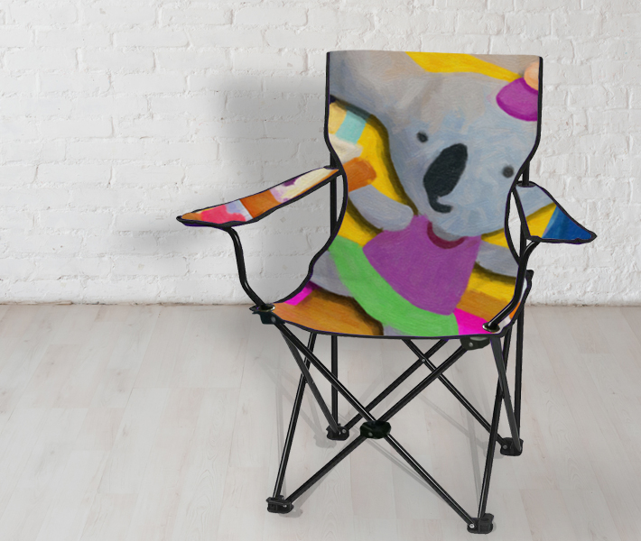 Pop Art Koalas App Icon Beach Chair