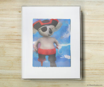 Happy Koalas Watercolor Pastel Painting 8-by-10 Inch Frame 52