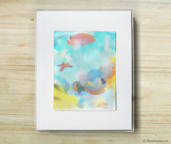 Happy Koalas Watercolor Pastel Painting 8-by-10 Inch Frame35