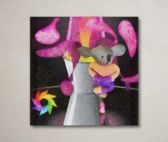 Magic Koalas Canvas Art 20-by-20 Inches