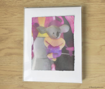 Magic Koalas Watercolor Pastel Painting 11-by-14 Inch Frame 1