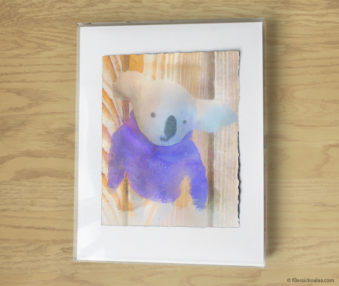Magic Koalas Watercolor Pastel Painting 11-by-14 Inch Frame 12