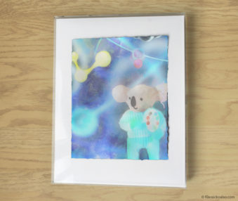 Magic Koalas Watercolor Pastel Painting 11-by-14 Inch Frame 22