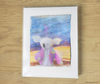 Magic Koalas Watercolor Pastel Painting 11-by-14 Inch Frame 26