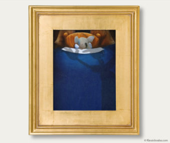 Snow Koalas Classic Painting 11-by-14 Inches Gold Frame 36