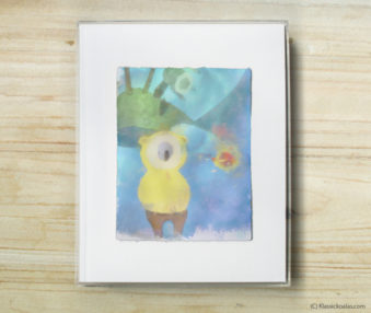Space Koalas Watercolor Pastel Painting 8-by-10 Inch Frame 3