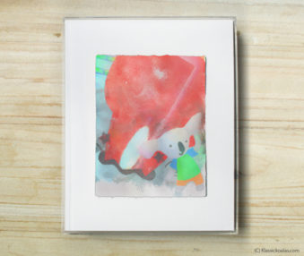 Space Koalas Watercolor Pastel Painting 8-by-10 Inch Frame 8