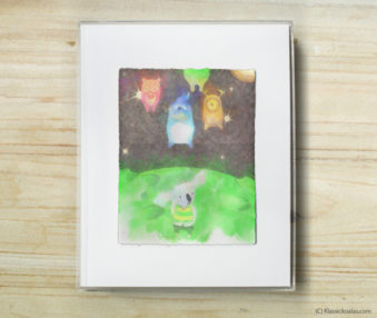 Space Koalas Watercolor Pastel Painting 8-by-10 Inch Frame 9